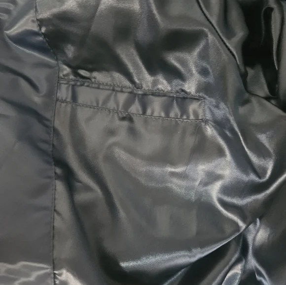 Starter New York Yankees The Ambassador Satin Full-Zip Navy Jacket NWOT- Size S - Picture 7 of 9